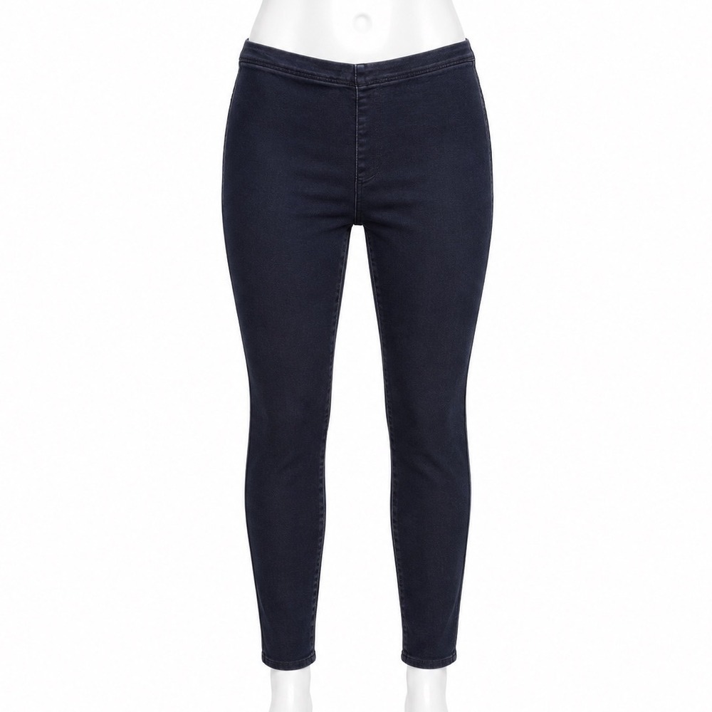 Free People Jeans Womens 4 28" Washed Black High Rise‎ Skinny Pull On Neutral